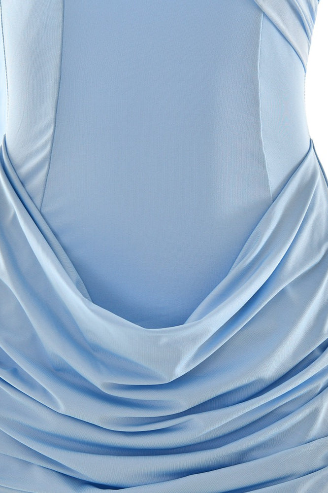 Strapless Ruched Bodycon Mini Party Dress