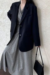 Split Back Relaxed Fit Blazer