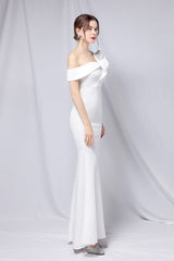 Off Shoulder Mermaid Maxi Party Dress