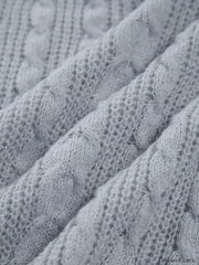 Cable Knit Graceful Oversized Sweater Sweaters L