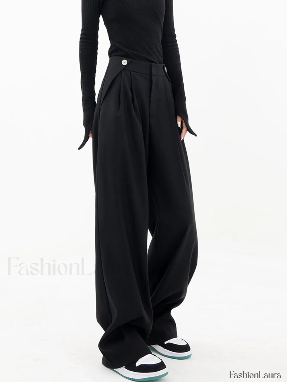 Casual Wide Graceful Leg Pants Pants