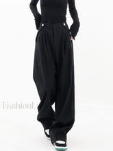 Casual Wide Graceful Leg Pants Black / XS Pants