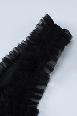 Lace Detail Bow Front Midi Dress