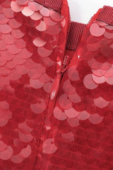 High Waist Sequin Slit Bodycon Skirt