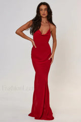 Chelsea Elegant Maxi Dress S / Red Party Dresses L