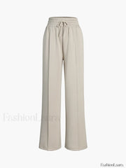 City Walk Graceful Wide Leg Sweatpants Apricot / XS Sweatpants