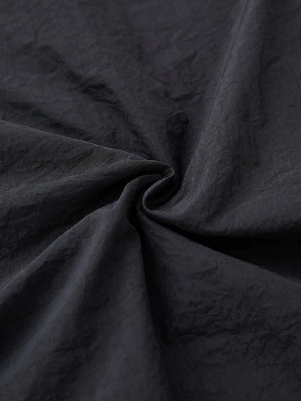 Contrast Piping Black Baggy Sweatpants Wide Leg Pants