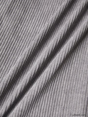 Corduroy Patchwork High Waist Straight Pants Straight Leg Pants