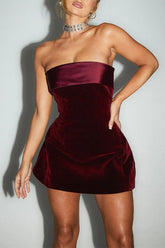 Backless Bustier Fitted Mini Dress