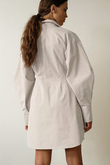 Elegant Vintage Waist Defining Blouse