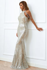 Sequin Mermaid Gown Formal Dress