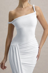 Asymmetrical Bodycon Maxi Party Dress