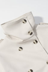 Double Breasted Belted Overcoat