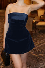 Backless Bustier Fitted Mini Dress