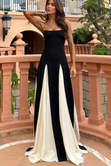 Mesh Patchwork Bandage Party Dress