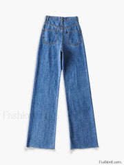 Denim Straight Graceful Leg Jeans Jeans