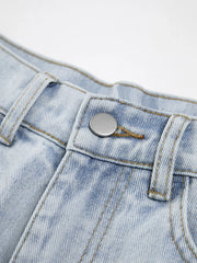 Denim Straight Graceful Leg Jeans Jeans