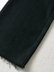 Denim Straight Graceful Leg Jeans Jeans