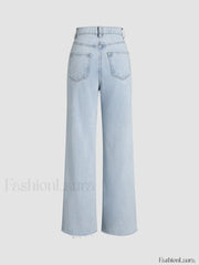 Denim Straight Graceful Leg Jeans Jeans