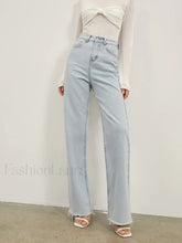 Denim Straight Graceful Leg Jeans LightBlue / XS Jeans