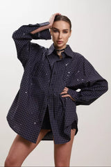 Casual Oversized Short Sleeve Blouse