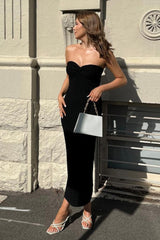 Twisted Front Knit Sweater Dress