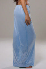 Oversize Sequin Loose Versatile Office Pants