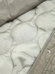 Effortless Quilted Graceful Puffer Coat Winter Coats