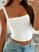 Effortless Solid Cami Top White / XS Tank Tops & Camis