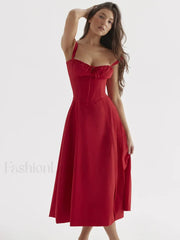 Elegant Floral Side Split Floral Dress