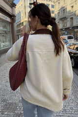 Corduroy Notch Lapel Jacket