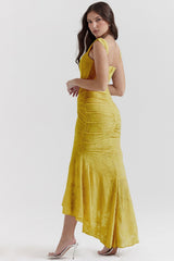 Stretch Mesh Jacquard Mermaid Formal Dress