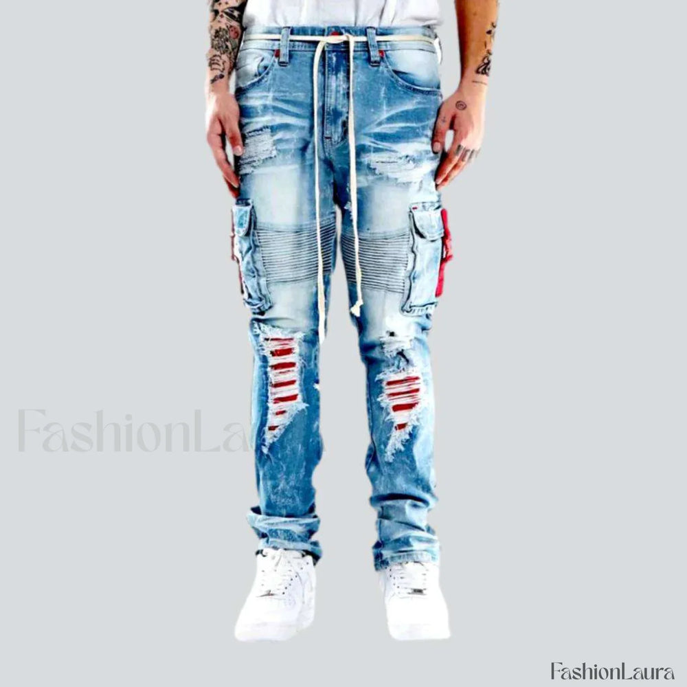 Fashion men vintage jeans jeans