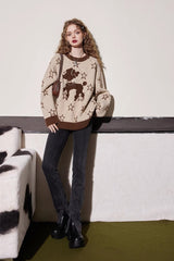 Relaxed Fit Cozy Crewneck Sweater