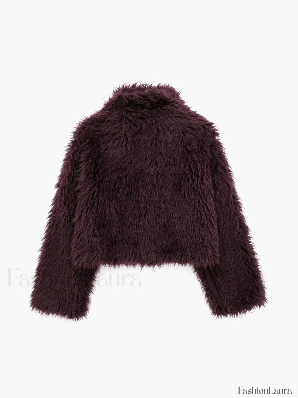 Fuzzy Faux Graceful Fur Short Coat Women Faux Fur Coats