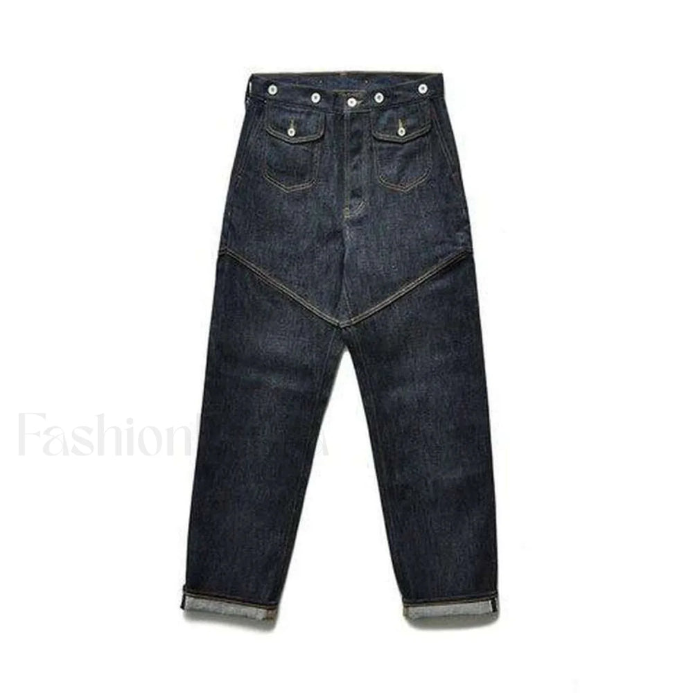 High quality jeans with suspenders jeans