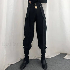 High Waist Vintage Harajuku Cargo Pants for Halloween