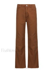 High Waisted Solid Flare Jeans Flare Jeans