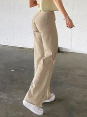 High Waisted Solid Flare Jeans Flare Jeans