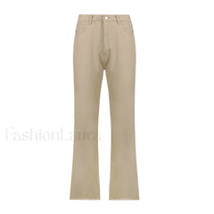 High Waisted Solid Flare Jeans Flare Jeans