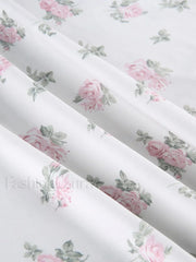 Lace Trim Floral Mini Dress Mini Dresses