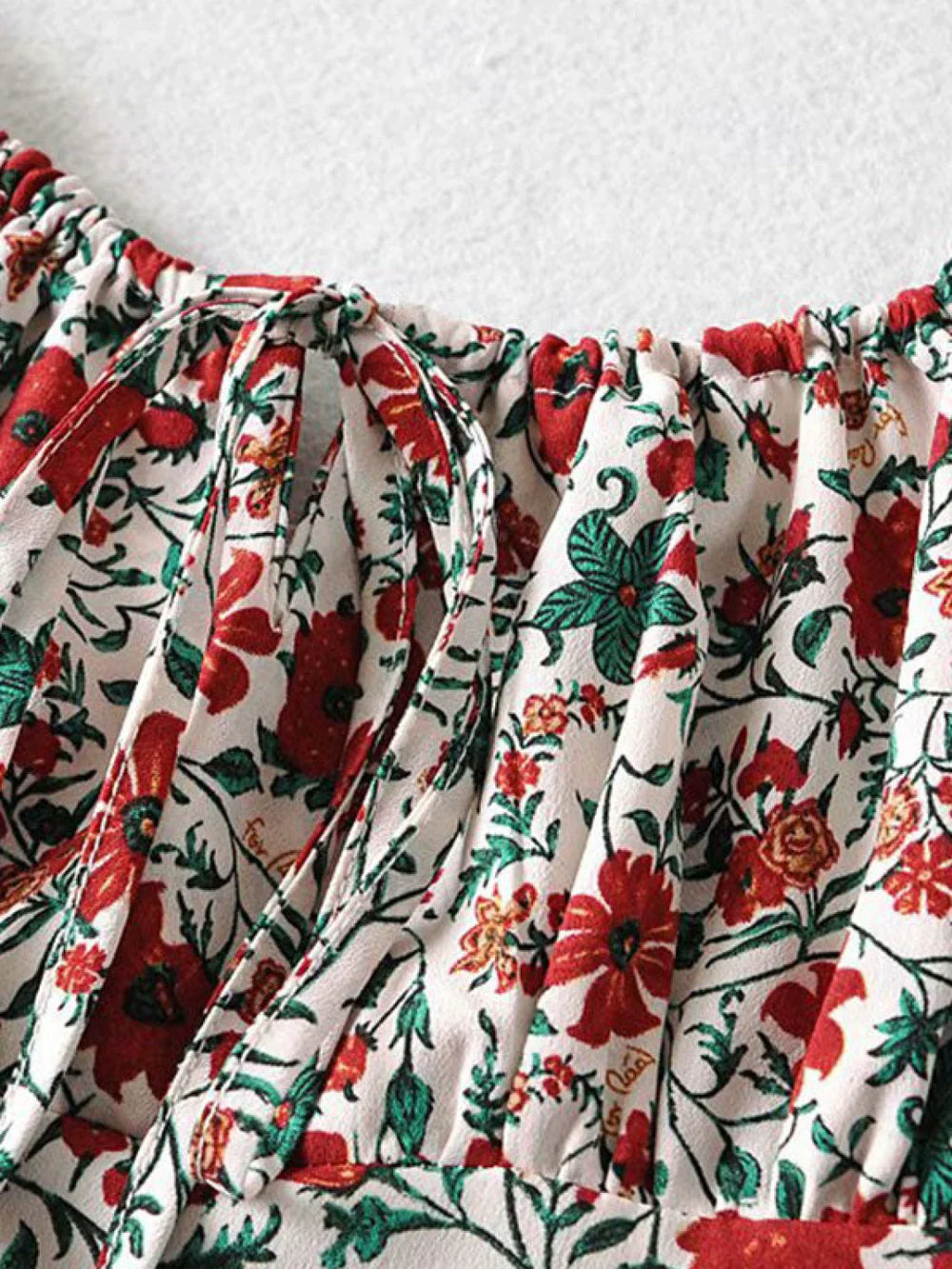 Lace Up Floral Slip Mini Dress Mini Dresses