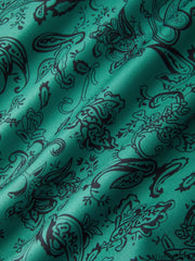 Lace Up Paisley Print Mini Dress Mini Dresses