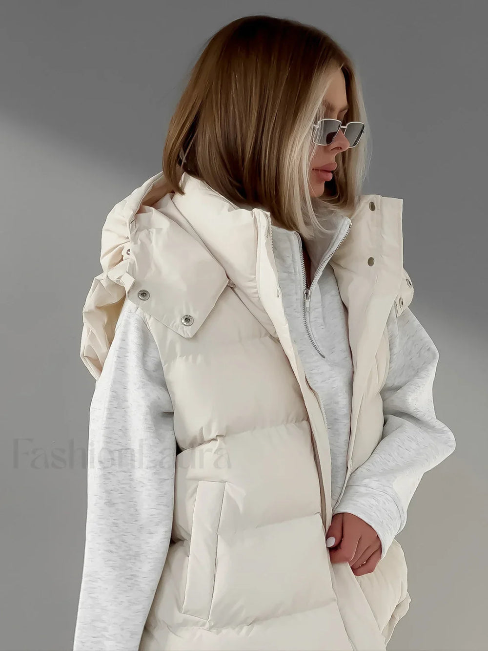 Lightweight Quilted Graceful Puffer Down Coat Down Coats