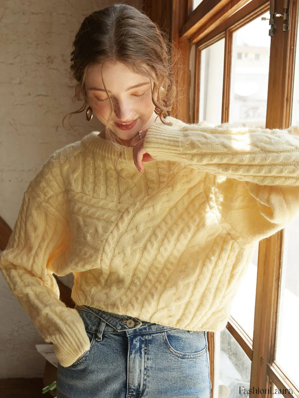 Limoncello Charming Oversized Sweater Sweaters
