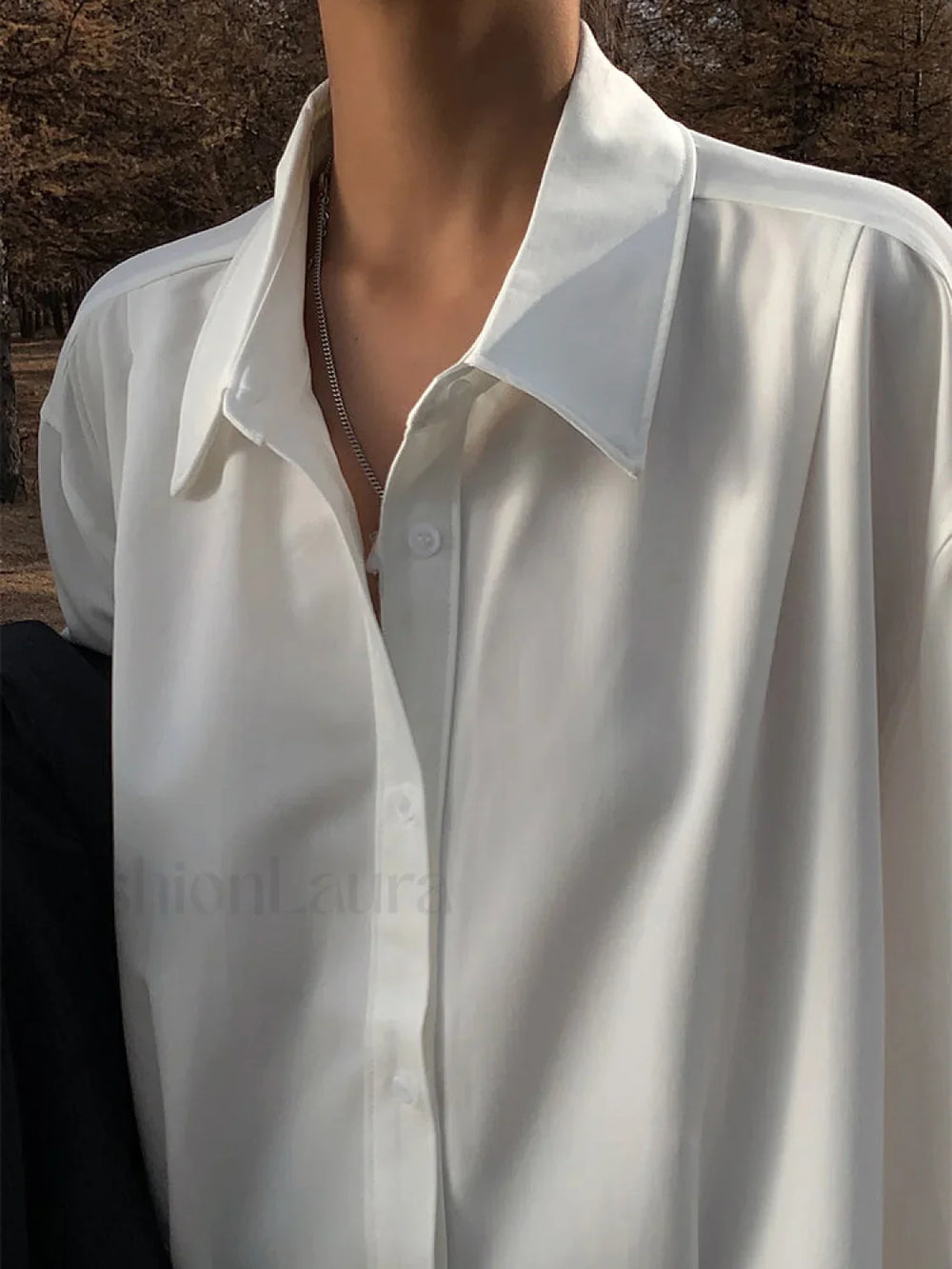 Made For You Trendy Oversized Button Down Shirt Shirts