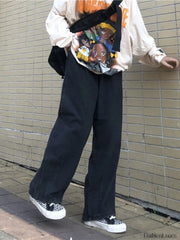 Men’s Basic Wash Skate Fit Jeans loose jeans