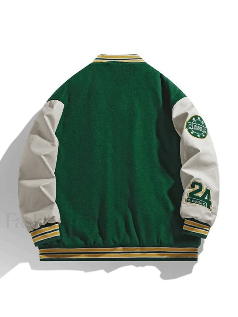 Men’s Embroidery Button Up Varsity Jacket Jackets