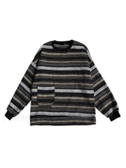 Men’s Pocket Striped Knit Sweater Sweaters