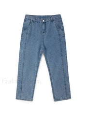 Men’s Vintage Washed Loose Jeans loose jeans